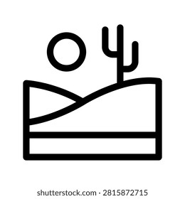 Desert Icon Vector Symbol Design Illustration