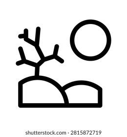 Desert Icon Vector Symbol Design Illustration