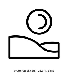 Desert Icon Vector Symbol Design Illustration