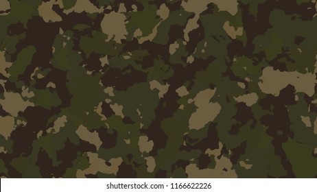 Desert сamouflage khaki pattern background seamless vector illustration. Military army design style camo texture for cover, textile print, fabric, swimwear cloth or decoration.