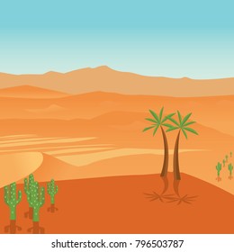 desert landcape view