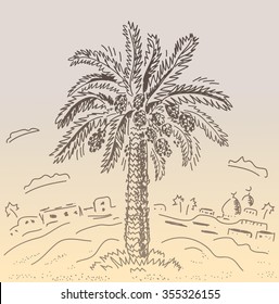Desert landscape.