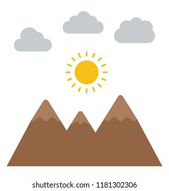 
A desert landscape of arab 

