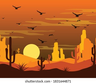 desert landscape background video conferencing