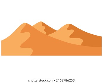 Wüstenlandschaft mit braunem Sandhintergrund