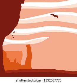 desert landscape dry scene