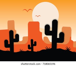desert landscape, grand canyon like