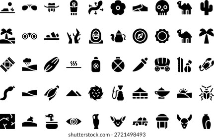Desert And Landscape Icons Simple vector icon. Illustration symbol design template for web mobile UI element.