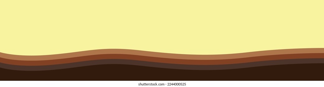 Desert landscape. Minimal background. Flat style. Vector illustration