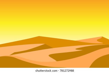 desert landscape vector