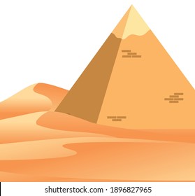 Wüstenlandschaft Vektorkunst und Illustration