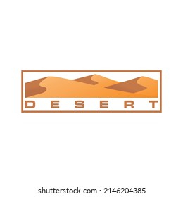 Desert Logo can be use for icon, sign, tshirt, logo and etc