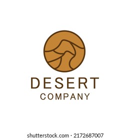 desert logo Design vector for adventure