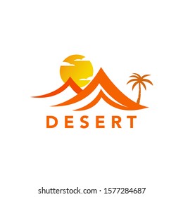 Desert Logo Design Vector Stock Template Stock Vector (Royalty Free ...