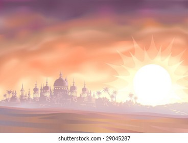 Desert mirage (other landscapes are in my gallery)