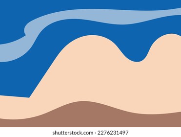 desert with mountain valley night sky calm western theme background for advertisment banner poster technology enviroment organic nature vector eps.