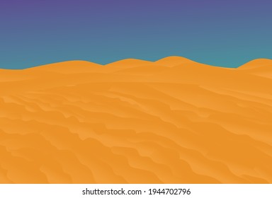 Desert mountains in the background with a clear blue sky
