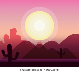 desert natural landscape