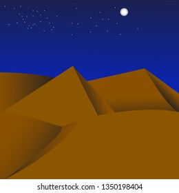 desert night atmosphere