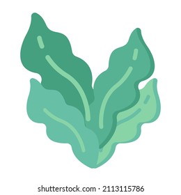Un icono plano de cactus de planta desértica, vector editable 
