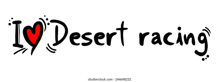 Desert racing love