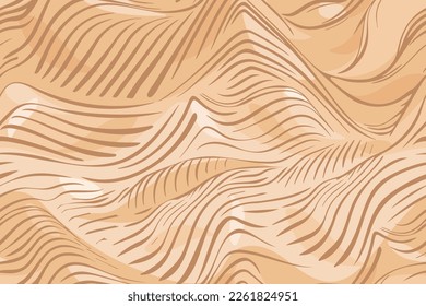 Desert relief seamless. Sand repeating pattern. Background in beige shades