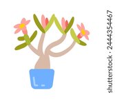 Desert Rose icon in vector. Logotype