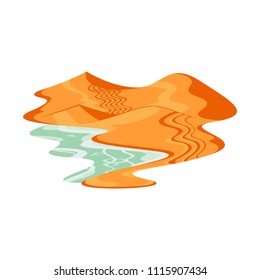 Desert Sand Dune Landscape Vector
