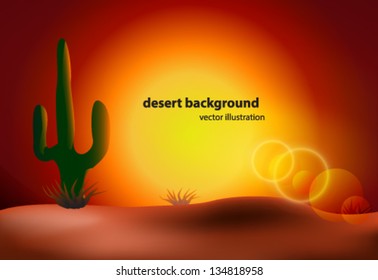 Desert vector