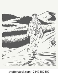 Desert Wanderer Uma jornada épica através das paisagens expansivas e áridas do deserto