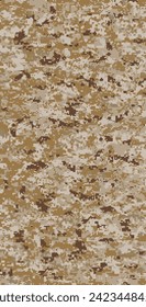 Desert War Digital Camouflage (Marine Corps), Highly sophisticated camouflage pattern. vector