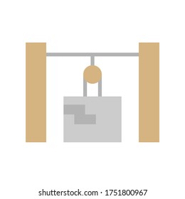 Icono de Deert Well. Elementos de vector de color simples de iconos de la naturaleza silvestre para ui y ux, sitio web o aplicación móvil