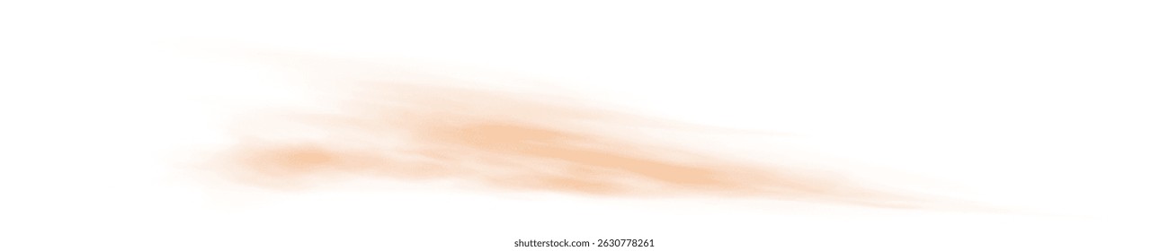 Desert Winds A Whispering Cloud of Sand Crossing the Horizon in a Minimalist Mirage of Natures Motion