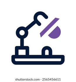 desh lamp icon. vector dual tone icon for your website, mobile, presentation, and logo design.