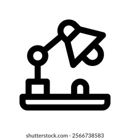 desh lamp icon. vector line icon for your website, mobile, presentation, and logo design.