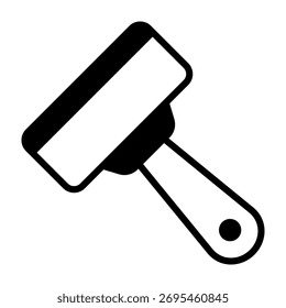 Deshedding Icon Ilustración vectorial de estilo mixto