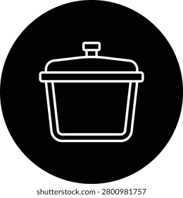 Desiccator vector icon. Can be used for printing, mobile and web applications.