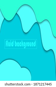 fondo de color azul del fluido del diseño