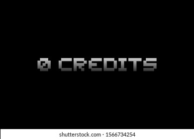 design of 0 credits message