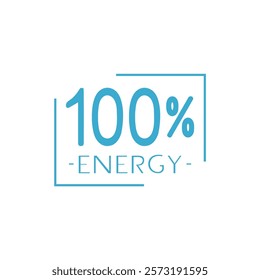 Design of 100 percent energy message