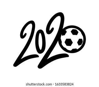 Design of 2020 footbal icon