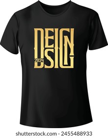 DESIGN 2024 T-shirt Design Vector Template Design