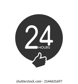 Design of 24 hours message symbol