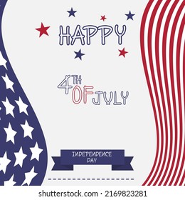 Design 4th of July independence day