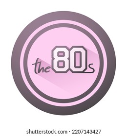 Diseño del símbolo de mensaje de los años 80