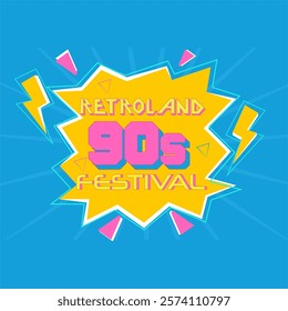 design 90s style vector stok