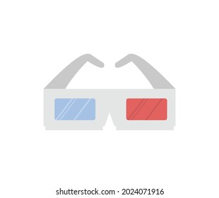 design about 3d glasses icon