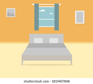 design about the bedroom background
