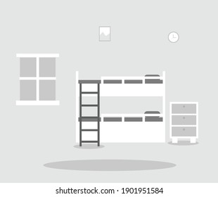design about bedroom background illustration