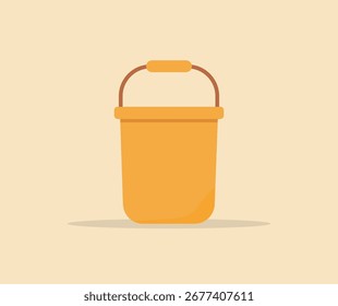 design about bucket icon concept